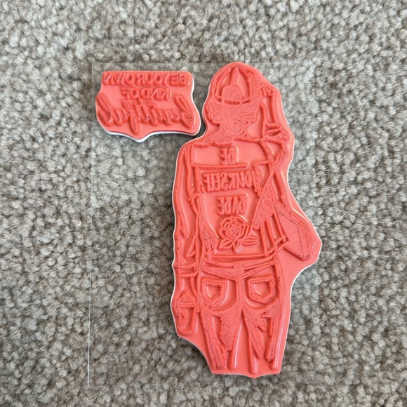 “Be Your own Kind of Beautiful” rubber stamp - Picture 3 of 3